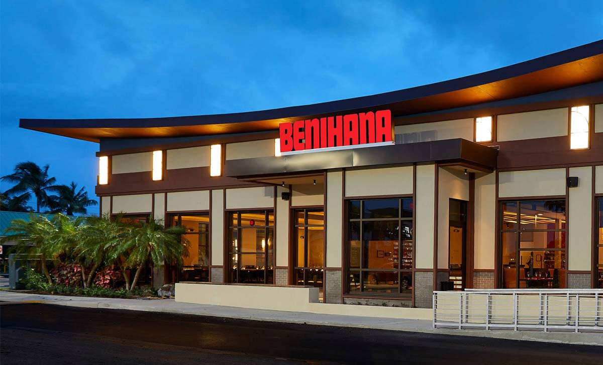 benihana dinner menu