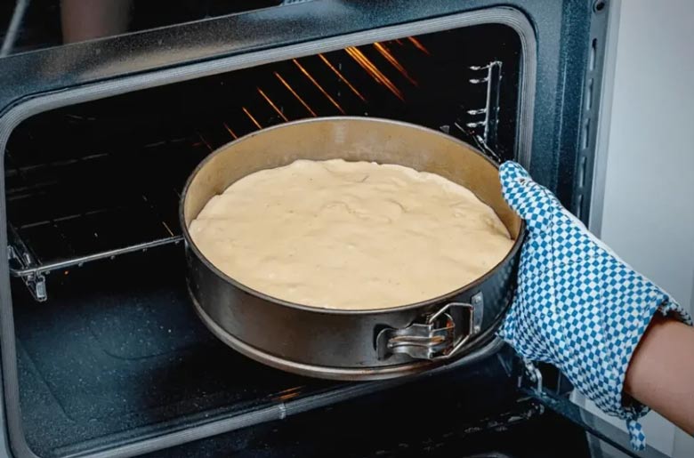 defrost pizza dough in a microwave