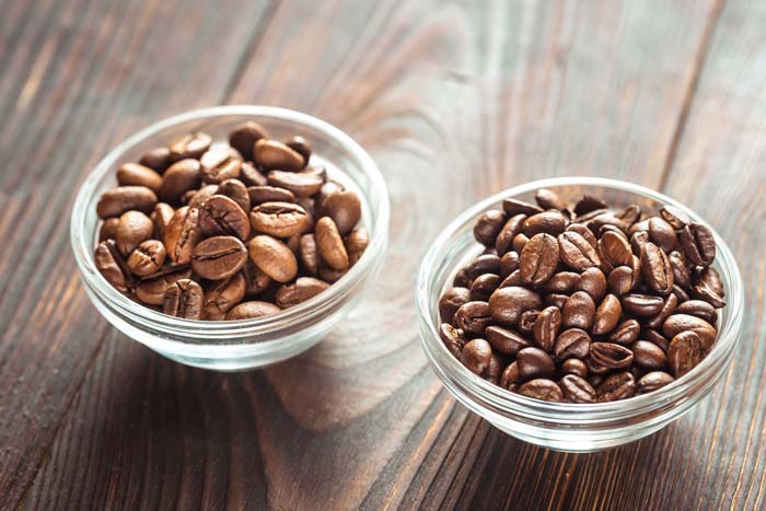 difference between arabica and robusta beans