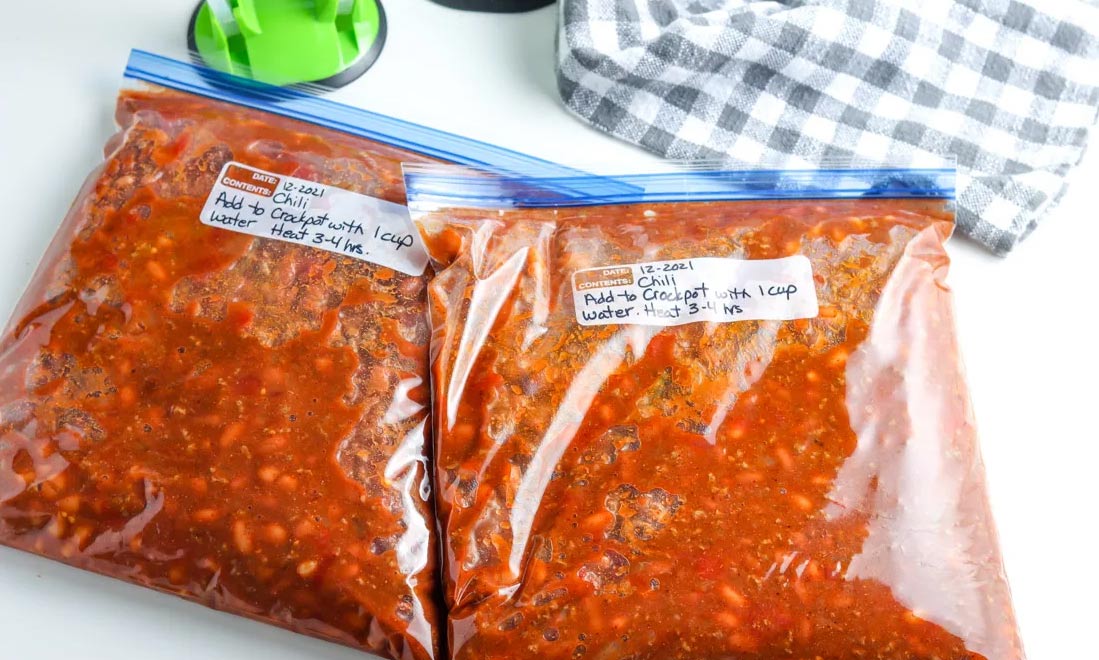 how to thaw frozen chili
