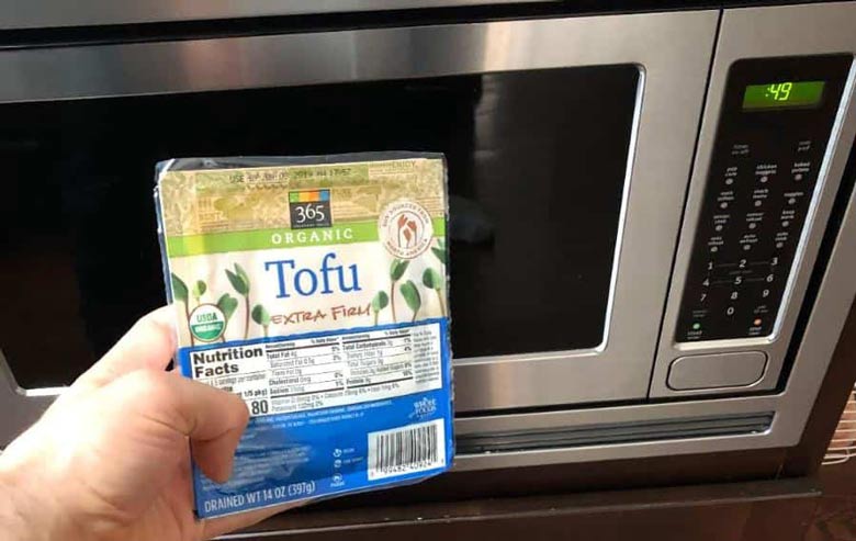 is it safe to microwave tofu
