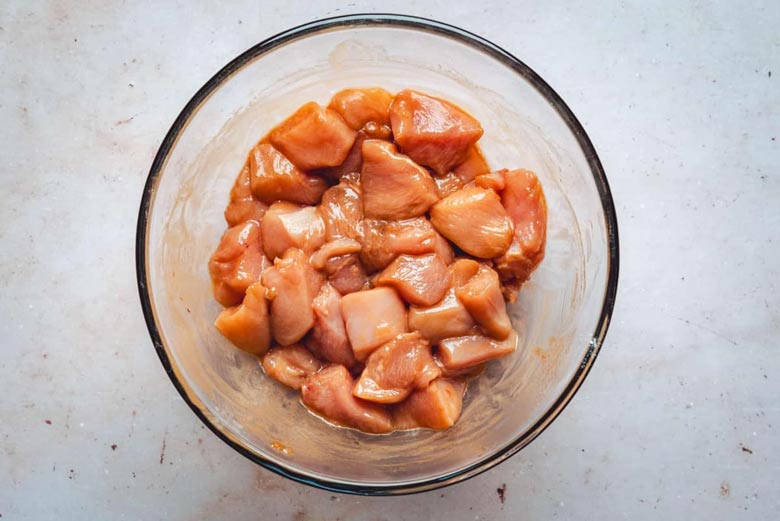 marinating mongolian chicken