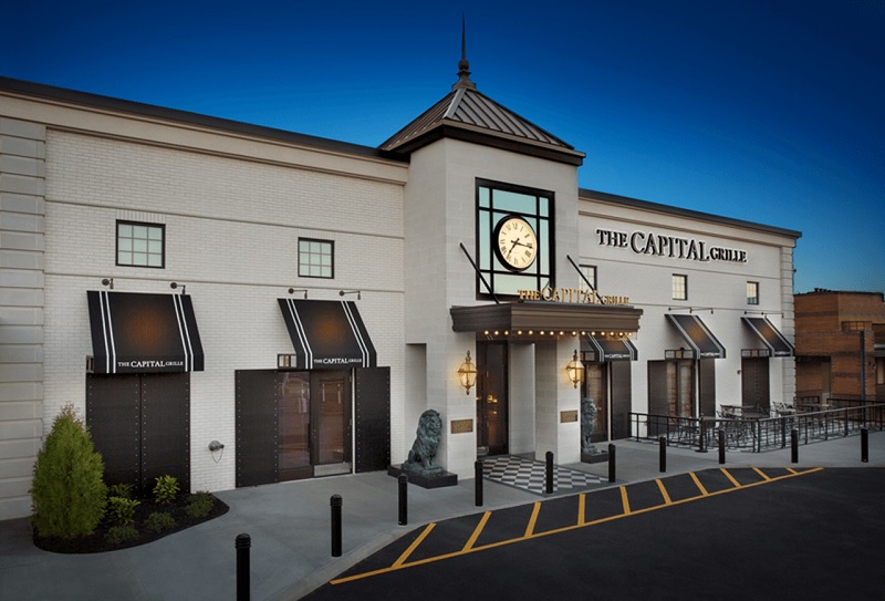 Exterior view of The Capital Grille restaurant.